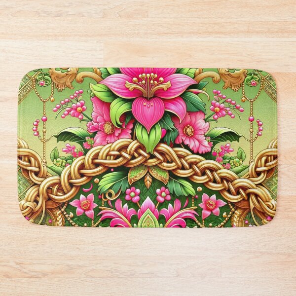 Item preview, Luxury Floral Chain Digital Art designed and sold by mymagicstoreus.