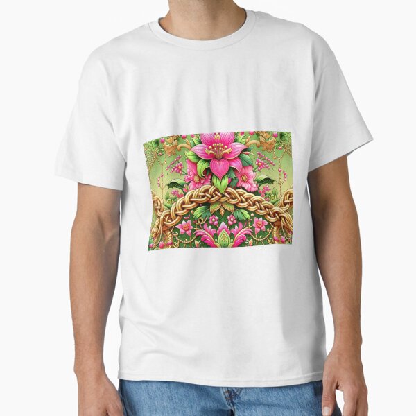 Item preview, Luxury Floral Chain Digital Art designed and sold by mymagicstoreus.