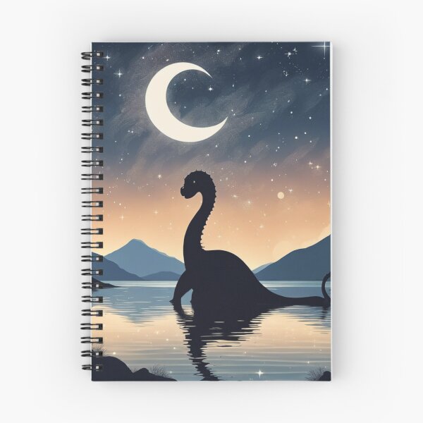 Item preview, Crescent Moon Nessie (Full Image) designed and sold by CryptidNation.