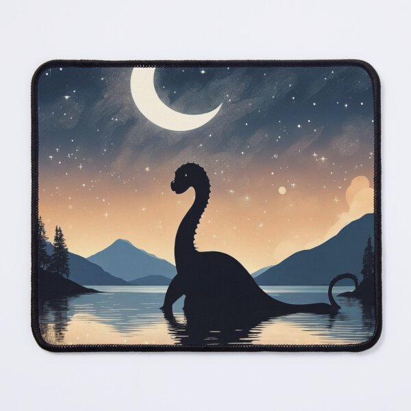 Item preview, Crescent Moon Nessie (Full Image) designed and sold by CryptidNation.