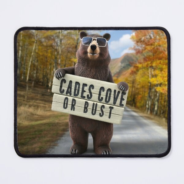 Item preview, Cades Cove or Bust Hitchhiking Bear designed and sold by gotops12.