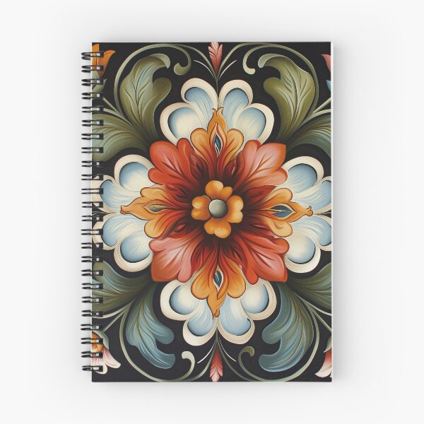 Item preview, Norwegian Rosemaling-Oil On Canvas #32 designed and sold by Gypsykiss.