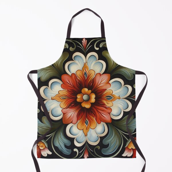 Item preview, Norwegian Rosemaling-Oil On Canvas #32 designed and sold by Gypsykiss.