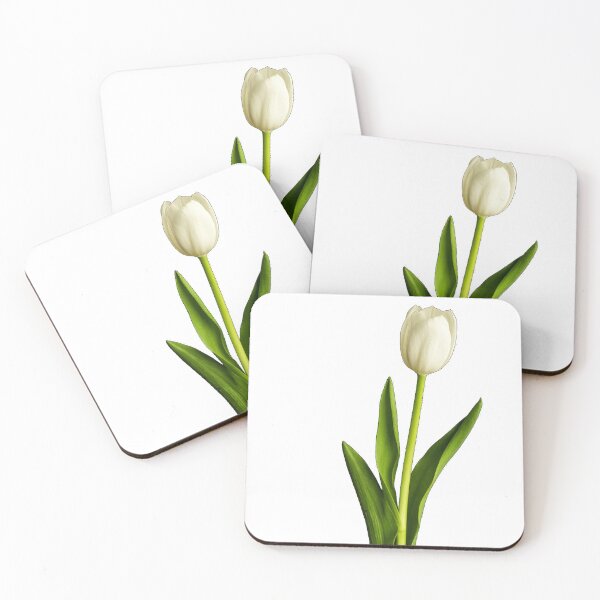 Item preview, white real tulip designed and sold by Laxium.