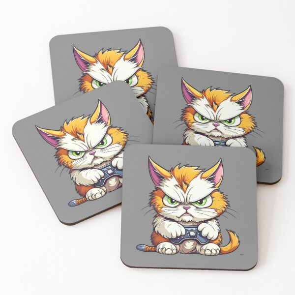 Item preview, Angry Gamer Kitty designed and sold by AnalajiaDesigns.