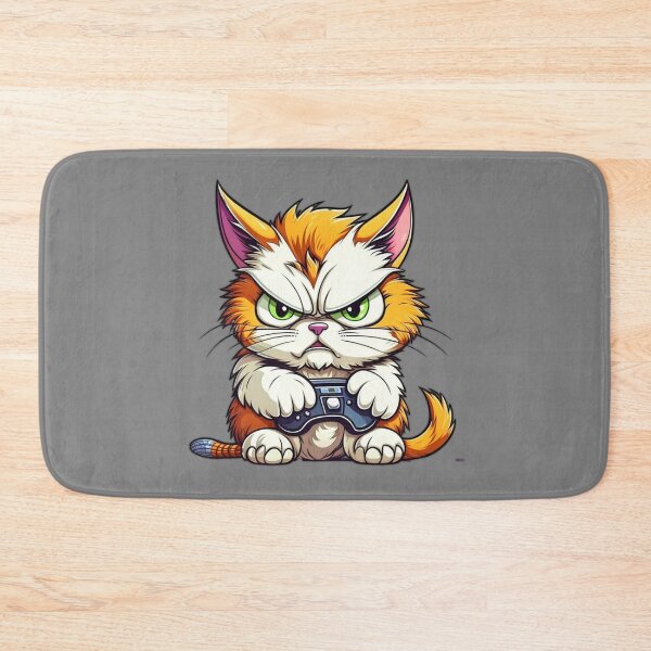 Item preview, Angry Gamer Kitty designed and sold by AnalajiaDesigns.