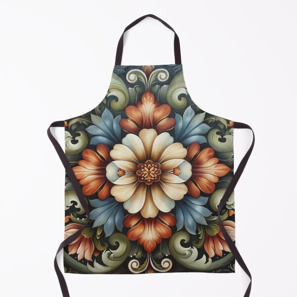 Item preview, Norwegian Rosemaling-Oil On Canvas #33 designed and sold by Gypsykiss.