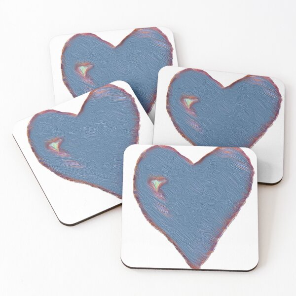 Item preview, Blue heart  designed and sold by Tonyasartprints.