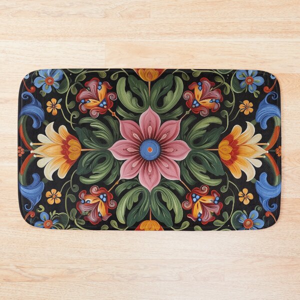 Item preview, Norwegian Rosemaling-Oil On Canvas #34 designed and sold by Gypsykiss.