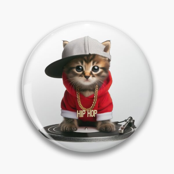 Item preview, Hip Hop Cat - Funny and Cute Animal Design designed and sold by joyfulcow.