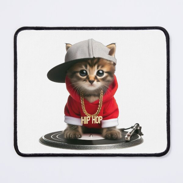 Item preview, Hip Hop Cat - Funny and Cute Animal Design designed and sold by joyfulcow.