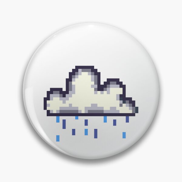 Item preview, rainy pixel cloud art designed and sold by harriiiboo.