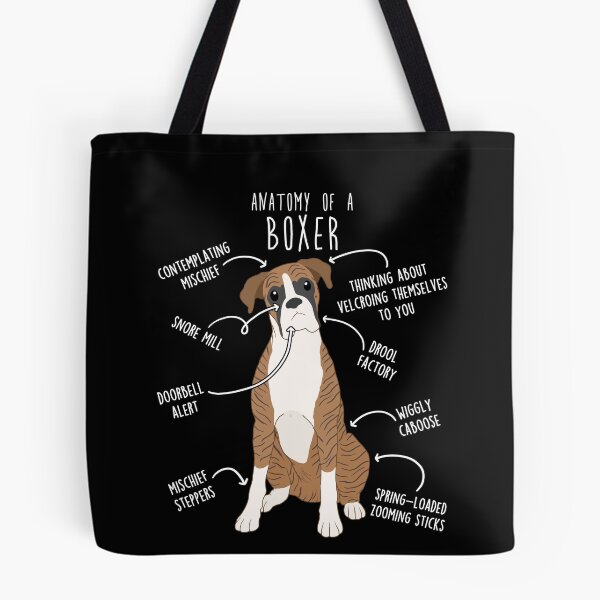 Item preview, Boxer Dog Brindle Anatomy designed and sold by Clara Hollins.