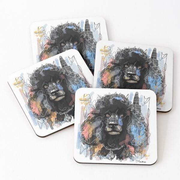 Item preview, Black Poodle designed and sold by TraceyMackieArt.