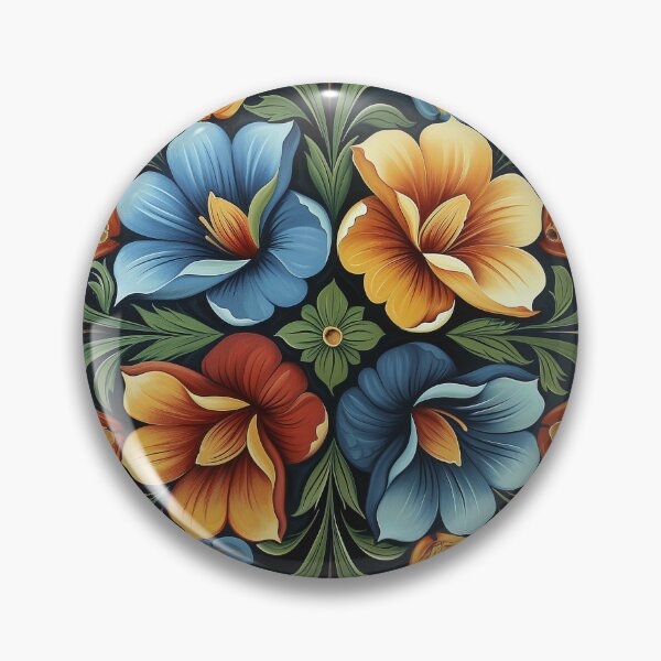 Item preview, Norwegian Rosemaling-Oil On Canvas #36 designed and sold by Gypsykiss.