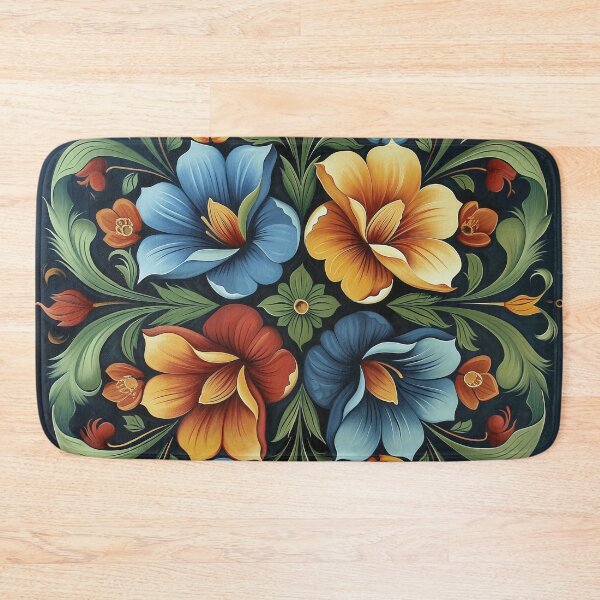 Item preview, Norwegian Rosemaling-Oil On Canvas #36 designed and sold by Gypsykiss.
