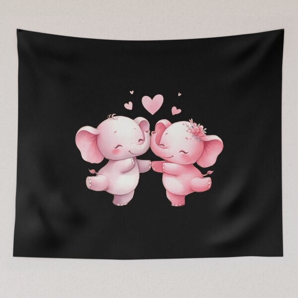 Item preview, Valentine Elephant designed and sold by ElephantVibes.