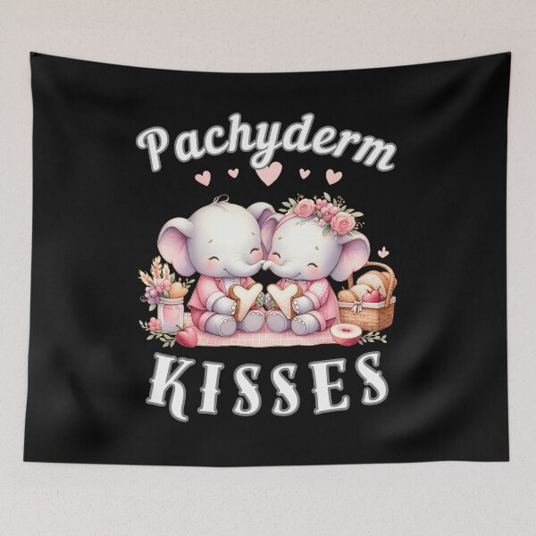 Item preview, Pachyderm Kisses designed and sold by ElephantVibes.