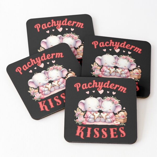 Item preview, Pachyderm Kisses. funny elephant designed and sold by ElephantVibes.