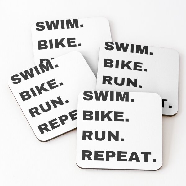 Item preview, Triathlon Shirt - Swim. Bike. Run. Repeat. - Swim, Bike, Run designed and sold by RevitaLife.