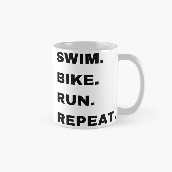 Item preview, Triathlon Shirt - Swim. Bike. Run. Repeat. - Swim, Bike, Run designed and sold by RevitaLife.