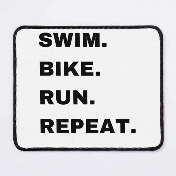 Item preview, Triathlon Shirt - Swim. Bike. Run. Repeat. - Swim, Bike, Run designed and sold by RevitaLife.