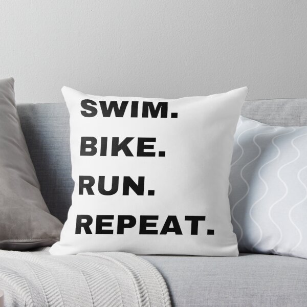 Item preview, Triathlon Shirt - Swim. Bike. Run. Repeat. - Swim, Bike, Run designed and sold by RevitaLife.