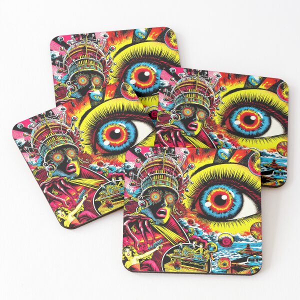 Item preview, Trippy Cosmic Psychedelic Vision designed and sold by AIPixelMaster.