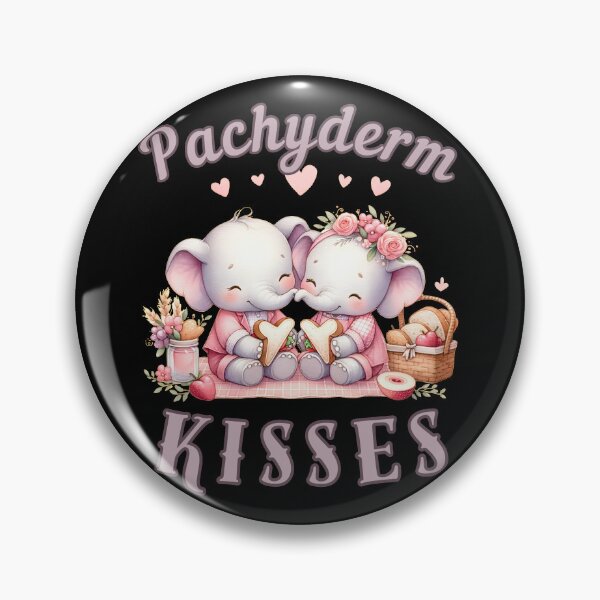 Item preview, Pachyderm Kisses. elephant face designed and sold by ElephantVibes.