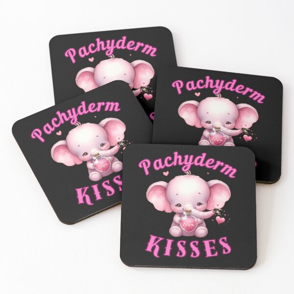 Item preview, Pachyderm Kisses. happy elephant designed and sold by ElephantVibes.