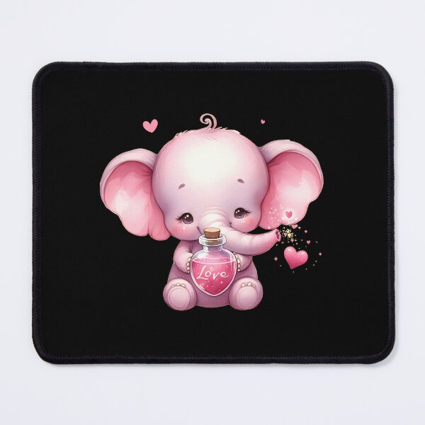 Item preview, Valentine Elephant designed and sold by ElephantVibes.