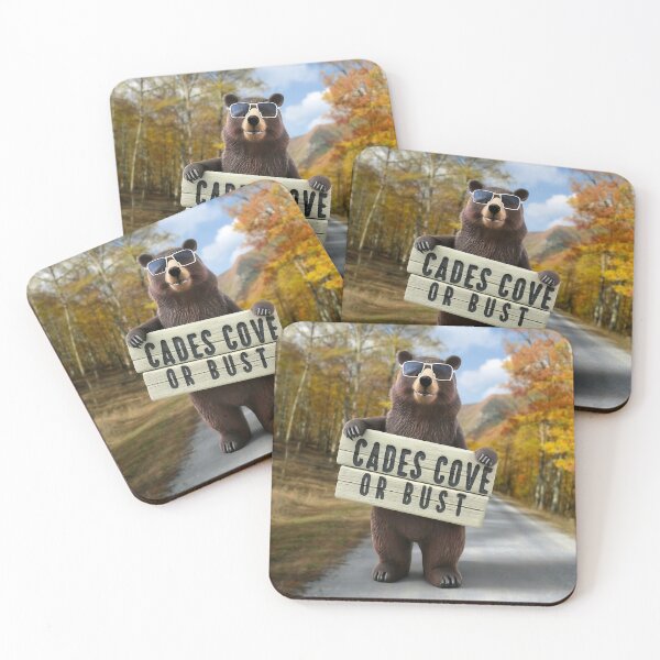Item preview, Cades Cove or Bust Hitchhiking Bear designed and sold by gotops12.