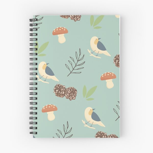 Item preview, Cute Teal Woodland Birds Forest Scene designed and sold by Bridget Swanson.