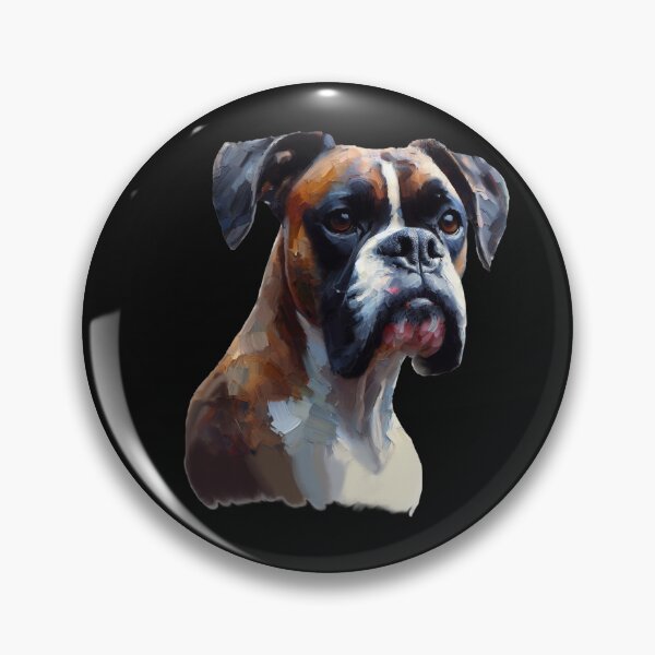 Item preview, Boxer in AI art done in classic palette knife oil painting style designed and sold by Magnus Dahl.