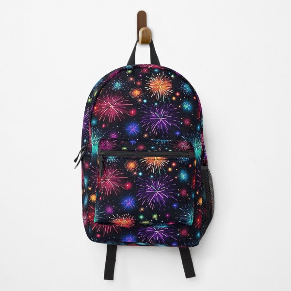 Item preview, Vibrant Fireworks Display in Night Sky Illustration designed and sold by sample325.