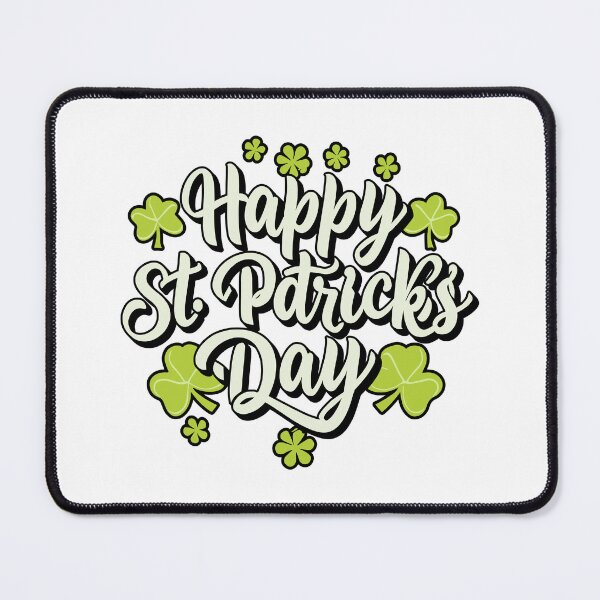 Item preview, Happy St Patrick's Day with Clover designed and sold by KrichPlus.