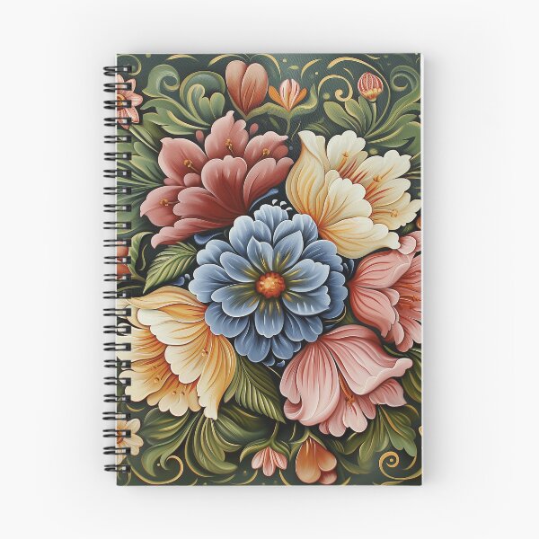 Item preview, Norwegian Rosemaling-Oil On Canvas #37 designed and sold by Gypsykiss.