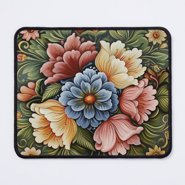 Item preview, Norwegian Rosemaling-Oil On Canvas #37 designed and sold by Gypsykiss.