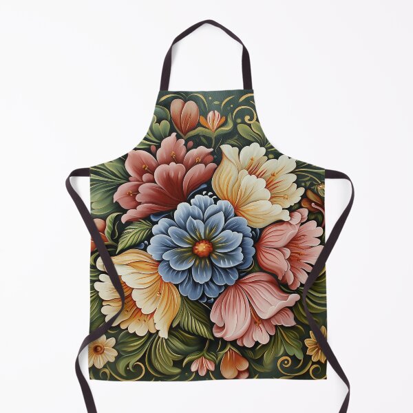 Item preview, Norwegian Rosemaling-Oil On Canvas #37 designed and sold by Gypsykiss.