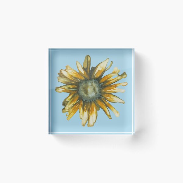 Item preview, Daisy on Powder blue designed and sold by Teri Zeidel.
