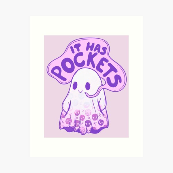 Item preview, It has pockets! Spooky cute ghost designed and sold by Jess.a.creates.