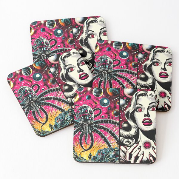 Item preview, Trippy Cosmic Robotic Psychedelic Event designed and sold by AIPixelMaster.