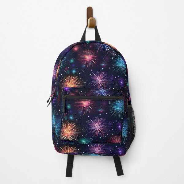 Item preview, Vibrant Fireworks Display in Night Sky Illustration designed and sold by sample325.