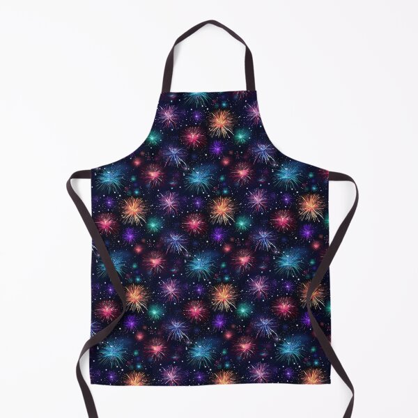 Item preview, Vibrant Fireworks Display in Night Sky Illustration designed and sold by sample325.