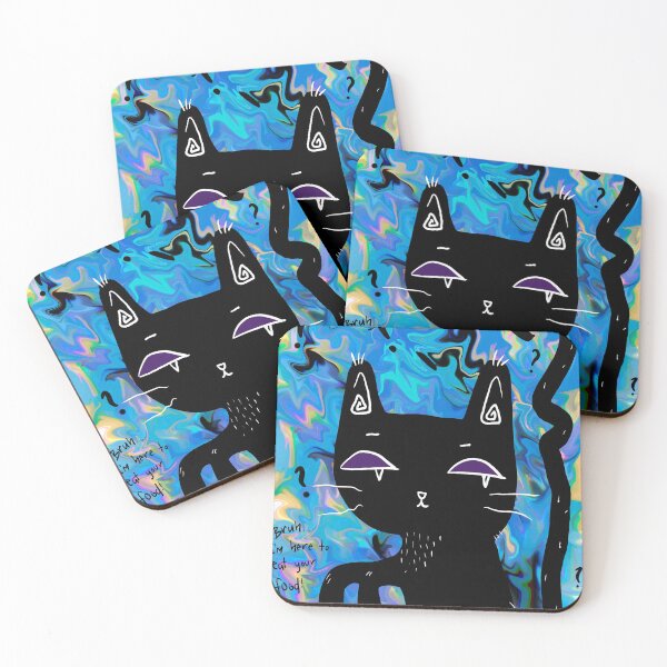 Item preview, THE GRIM CAT BY IVORY designed and sold by CatArtCastro.
