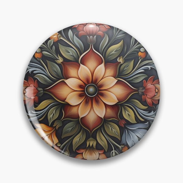 Item preview, Norwegian Rosemaling-Oil On Canvas #38 designed and sold by Gypsykiss.