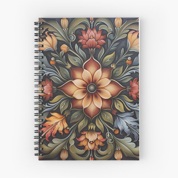 Artikelvorschau, Norwegisches Rosemaling-Öl auf Leinwand #38 entworfen und verkauft von Gypsykiss.