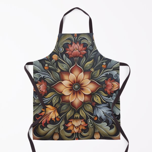 Item preview, Norwegian Rosemaling-Oil On Canvas #38 designed and sold by Gypsykiss.