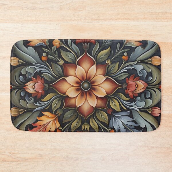 Item preview, Norwegian Rosemaling-Oil On Canvas #38 designed and sold by Gypsykiss.