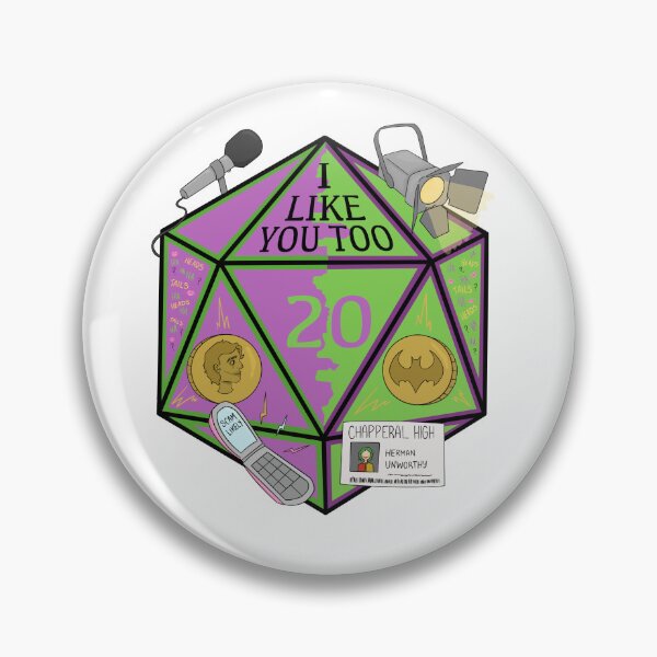 Item preview, Hermie the Unworthy D20 designed and sold by citrinecreates.